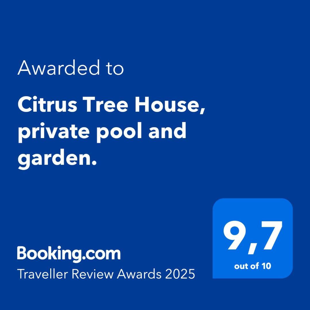 Вілла Citrus Tree House, Private Pool And Garden. Angeja Екстер'єр фото